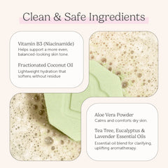 Essential Oil Benefit Bomb - Clear + Calm Aloe Vera Bath Bomb