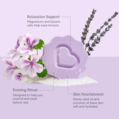 Essential Oil Benefit Bomb - Soothe + Recover Magnesium Bath Bomb